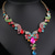 abordables Parures de Bijoux-Parure de bijoux 2 Chrome 1 Collier Boucles d'oreilles Femmes Élégant ancien Mode Le style rétro Classique Parure de Bijoux Pour Mariage Soirée robe demoiselle d honneur
