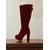 abordables Botas con plataforma-Botas de plataforma hasta la rodilla de gamuza para mujer con cremallera ancha ajustable en la pantorrilla, botas de moda con tacón de bloque para ropa urbana