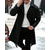 economico Trench da uomo-Per uomo Cappotto Trench Trench lungo Vacanza Quotidiano Autunno Inverno Poliestere Antivento Morbido Capispalla Abbigliamento Moda Classico Semplice Tasca Bavero Doppiopetto
