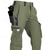 abordables Pantalons Cargo-Homme Pantalons Cargo Pantalon en polaire Pantalon tactique Pantalons Boutons Multi-poches Uni Portable Chaud Extérieur Quotidien Camping &amp; Randonnée Mode Classique Vert Kaki