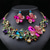 abordables Parures de Bijoux-Parure de bijoux 2 Strass Chrome 1 Collier Boucles d'oreilles Femmes Élégant ancien Mode Le style rétro Classique Parure de Bijoux Pour Mariage Soirée robe demoiselle d honneur