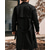 economico Trench da uomo-Per uomo Cappotto Trench Trench lungo Vacanza Quotidiano Autunno Inverno Poliestere Antivento Morbido Capispalla Abbigliamento Moda Classico Semplice Tasca Bavero Doppiopetto