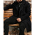 economico Trench da uomo-Per uomo Cappotto Trench Trench lungo Vacanza Quotidiano Autunno Inverno Poliestere Calore Termico Antivento Capispalla Abbigliamento Moda Classico Semplice Tasca Bavero Monopetto