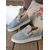 cheap Snow &amp; Winter Boots-Women's Denim Fleece Lined Snow Booties – Warm Casual Slip-On Winter Shoes with Velcro Strap for Travel and Outdoor Walks