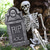 cheap Halloween-Halloween Foam Tombstone RIP Horror Multi-styles Spooky Realistic Scene Layout Prank Props Ghost Festival Yard Decor Graveyard Tombstone Party Supplies