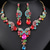 abordables Parures de Bijoux-Parure de bijoux 2 Chrome 1 Collier Boucles d'oreilles Femmes Élégant ancien Mode Le style rétro Classique Parure de Bijoux Pour Mariage Soirée robe demoiselle d honneur