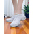 cheap Dance Sneakers-Women's White Jazz Dance Sneakers - Breathable Lace-Up Shoes for Practice, Performance &amp; Fitness Dance Classes