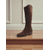 abordables Bottes de cheval-Bottes d'équitation pliables en daim marron pour femmes, hauteur genou réglable - Chaussures de mode urbaines décontractées polyvalentes pour un usage quotidien