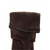 halpa Slouch Boots-Naisten mokkaiset ruskeat mokkanahkaiset, pohkeensuuhun asti ulottuvat saappaat, joissa on punottu remmi, taittokorko ja kissankorko, urbaanit ja rennosti muotoillut kengät jokapäiväiseen käyttöön