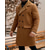 economico Trench da uomo-Per uomo Giacca in Pile Cappotto da marinaio Trench Vacanza Quotidiano Autunno Inverno Poliestere Calore Termico Capispalla Abbigliamento Moda Classico Semplice Tasca Bavero Doppiopetto