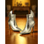 preiswerte Stiefeletten-Damen-Stiefeletten mit spitzer Zehenpartie und Stilettoabsatz in Gold-Metallic – stylisches High Heel-Schuhwerk für Partys im Nachtleben, Clubbing und Abendmode