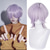 halpa Anime-peruukit-elokuva anime korealaisesta idolista inspiroitunut cosplay poptähti peruukki lyhyet vaaleanvioletit hiukset
