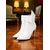 preiswerte Stiefeletten-Damen-Stiefeletten mit spitzer Zehenpartie und Stilettoabsatz in Gold-Metallic – stylisches High Heel-Schuhwerk für Partys im Nachtleben, Clubbing und Abendmode