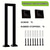 cheap Home Supplies-Multiple Sizes Available Non-Slip Powder-Coated Steel Vintage Black U-Shaped Stair Handrail for Indoor/Outdoor Use