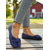 baratos Sapatilhas de mulher-sapatilhas vermelhas femininas com laço grande – sapatos sociais elegantes de bico quadrado para festas, natal e looks do dia a dia