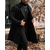 economico Trench da uomo-Per uomo Cappotto Trench Trench lungo Vacanza Quotidiano Autunno Inverno Poliestere Calore Termico Antivento Capispalla Abbigliamento Moda Classico Semplice Tasca Bavero Monopetto