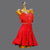 voordelige wedstrijd jurk-Latin Salsa Dance Kleding Strass Kwastje Pure Kleur Dames Prestatie Opleiding Mouwloos Spandex