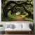 abordables Tapices de pared-tapiz Carteles Tapices 森林 Paisaje 3D Cuarto Sala Residencia universitaria Fondo de puerta de pared con decoraciones