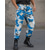 cheap Cargo Pants-Men's Cargo Pants Trousers Camo Pants Pocket Buttons Camouflage Wearable Outdoor Daily Camping &amp; Hiking Fashion Classic Blue