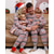 cheap Christmas Family Pajamas-Family Pajamas Christmas Pattern Home Print Red Long Sleeve Active Matching Outfits