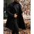 economico Trench da uomo-Per uomo Cappotto Trench Trench lungo Vacanza Quotidiano Autunno Inverno Poliestere Calore Termico Antivento Capispalla Abbigliamento Moda Classico Semplice Tasca Bavero Monopetto