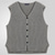 ieftine vestă pulover bărbați-Bărbați Vestă pulover Vestă Îmbrăcăminte tricotată Vestă cardigan Striat Tricotat Topuri obișnuite Nasturi Simplu În V Modă Clasic Vacanță Purtare Zilnică Îmbrăcăminte Toamnă Iarnă Gri M L XL