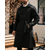 economico Trench da uomo-Per uomo Cappotto Trench Trench lungo Vacanza Quotidiano Autunno Inverno Poliestere Antivento Morbido Capispalla Abbigliamento Moda Classico Semplice Tasca Bavero Doppiopetto