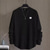 baratos Suéteres básicos-Homens Moletom Branco Gola Redonda Tecido Jacquard Diário Desportos e Ar livre Feriado Poliéster Roupa de rua Básico Casual Primavera Outono Roupa Moletons Moletons Manga Longa