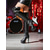 abordables Bottes motard-Bottes à plateforme en similicuir noir pour femme avec chaînes et boucles – bottes à talons aiguilles de style punk sexy pour les performances sur scène, les sorties nocturnes et la mode audacieuse au quotidien
