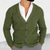 baratos suéter cardigã masculino-Homens camisolas de natal Suéter de Natal Sueter Cardigan Suéter Cortado Suéter de malha Estriado Tricotar Tops regulares Botões Tecido Decote V Moda Clássico Férias Roupa Diária Roupa Outono Inverno