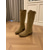 abordables Bottes de cheval-Bottes d'équitation pliables en daim marron pour femmes, hauteur genou réglable - Chaussures de mode urbaines décontractées polyvalentes pour un usage quotidien