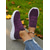 cheap Women's Sneakers-Women's Pink Flyknit Slip-On Sneakers with White Sole – Casual Lightweight Walking Shoes for Fitness, Travel and Everyday Wear