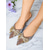 ieftine Saboți de Damă-Sandale damă cu vârful ascuțit și strasuri - tocuri slip-on tip kitten cu sclipici și fundă din perle pentru cocktailuri &amp;evenimente de seară
