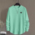 baratos Suéteres básicos-Homens Moletom Branco Gola Redonda Tecido Jacquard Diário Desportos e Ar livre Feriado Poliéster Roupa de rua Básico Casual Primavera Outono Roupa Moletons Moletons Manga Longa