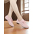 voordelige Oefen-dansschoenen-Professionele dansschoenen voor dames - koraalroze flyknit veterschoenen voor jazz en oefeningen met lage hak, lichtgewicht en ademend ontwerp voor ballroom-, latin- en podiumoptredens