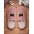 cheap Women's Slippers &amp; Flip-Flops-Women's Wide Width Pink Plush House Slippers – Cozy Indoor Slip-Ons with Cushioned Sole for Home, Dorm and Relaxed Lounging