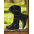 cheap Slouch Boots-Women's Black Faux Leather Knee-High Slouch Boots – Side Zip and Buckle Strap Detail, Riding &amp; Fall Fashion