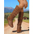 cheap Slouch Boots-Women's Black Faux Leather Knee-High Slouch Boots – Side Zip and Buckle Strap Detail, Riding &amp; Fall Fashion