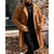 economico Trench da uomo-Per uomo Giacca in Pile Cappotto da marinaio Trench Vacanza Quotidiano Autunno Inverno Poliestere Calore Termico Capispalla Abbigliamento Moda Classico Semplice Tasca Bavero Doppiopetto