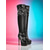 abordables Bottes motard-Bottes à plateforme en similicuir noir pour femme avec chaînes et boucles – bottes à talons aiguilles de style punk sexy pour les performances sur scène, les sorties nocturnes et la mode audacieuse au quotidien