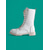 abordables Botas de combate-Botas de combate blancas con cordones y cremallera lateral para mujer, calzado de moda urbana con estilo.