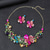 abordables Parures de Bijoux-Parure de bijoux 2 Strass Chrome 1 Collier Boucles d'oreilles Femmes Élégant ancien Mode Le style rétro Classique Parure de Bijoux Pour Mariage Soirée robe demoiselle d honneur