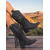 abordables Cowboy et bottes occidentales-Bottes hautes en similicuir marron pour femme, à franges, avec détails cloutés et talons bas, style cowboy bohème western