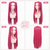abordables Pelucas de anime-Peluca de estrella del pop inspirada en ídolos coreanos, peluca de cosplay, pelucas de anime, accesorio para cabello largo y liso para mujeres y niñas