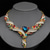 abordables Parures de Bijoux-Parure de bijoux 2 Chrome Boucles d'oreilles Collier Femmes Élégant ancien Mode Le style rétro Classique Parure de Bijoux Pour Mariage Soirée robe demoiselle d honneur
