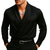 abordables Camisas de satén para hombre-Hombre Camisa Como la seda Camisa de raso Camisa para Vestido Camisa casual camisa de baile Plano Boda Formal Negro Blanco Manga Larga Redonda Todas las Temporadas Ropa