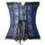 billige korsett-Rokoko Punk og gotisk Victoriansk Korsett Overbustkorsett Goth Girl Blonde Blomstret Kostyme Dame Halloween Karneval Ytelse Fest Voksen Korsett