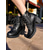 abordables Botines-Botines marrones de tacón grueso con cordones para mujer: estilo militar de piel sintética con cremallera lateral y detalle de hebilla, ideales para conjuntos de otoño, actividades al aire libre y ropa de calle informal.