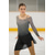 voordelige Schaatsjurken-Kunstschaatsjurk Dames Voor meisjes Schaatsen Jurken Zwart Asymetrische zoom Netstof Hoge Elasticiteit Opleiding Wedstrijd Kunstschaatskleding Klassiek Kristal / Bergkristal Lange mouw Schaatsen