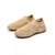 cheap Practice Dance Shoes-Women's Breathable Knit Low-Cut Practice Dance Shoes with Non-Slip Suede Sole, Lightweight Jazz and Ballet Training Footwear